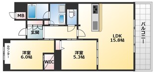 リラフォート千里中央の物件間取画像